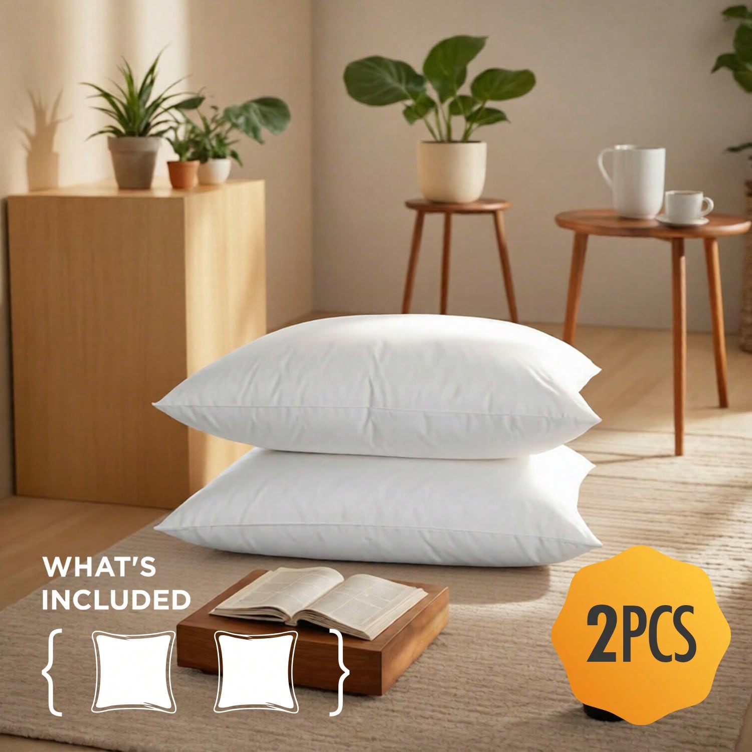 Pillow Insert 18X18 - Paquete de 2 y paquete de