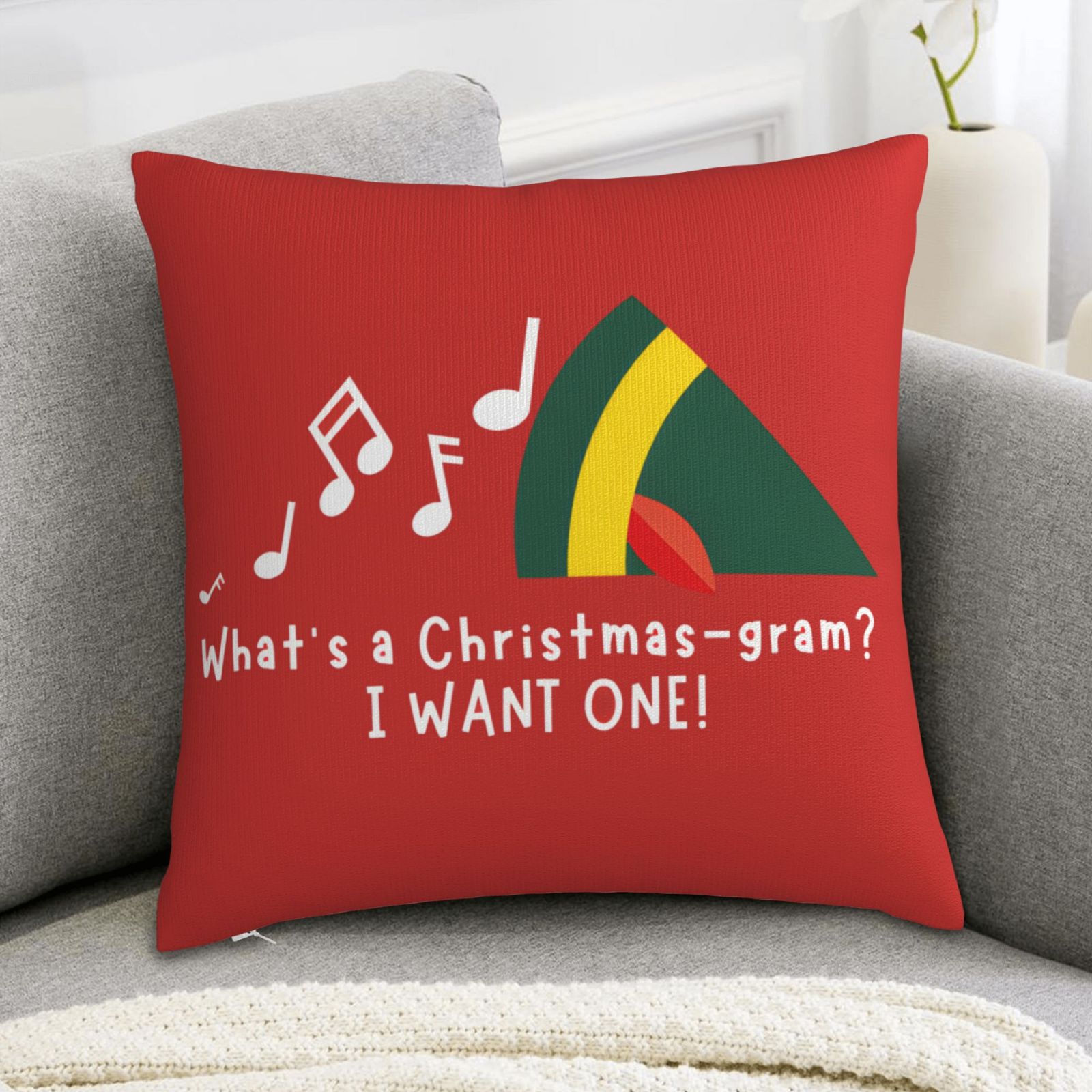 Pillow Insert 18X18 - 1 funda de almohada navideña -