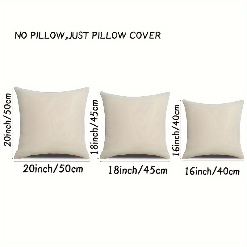 1 funda de cojín de lino con t - Pillow Insert 18X18 reseña y precio