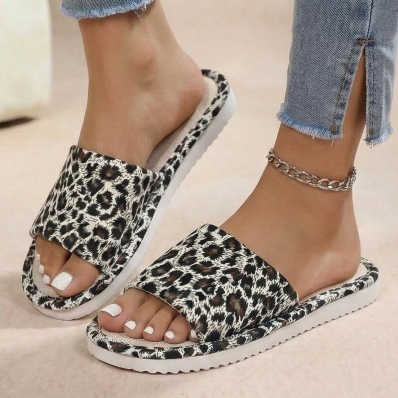 Pantuflas de Lino con Estampad - Home Textile reseña y precio