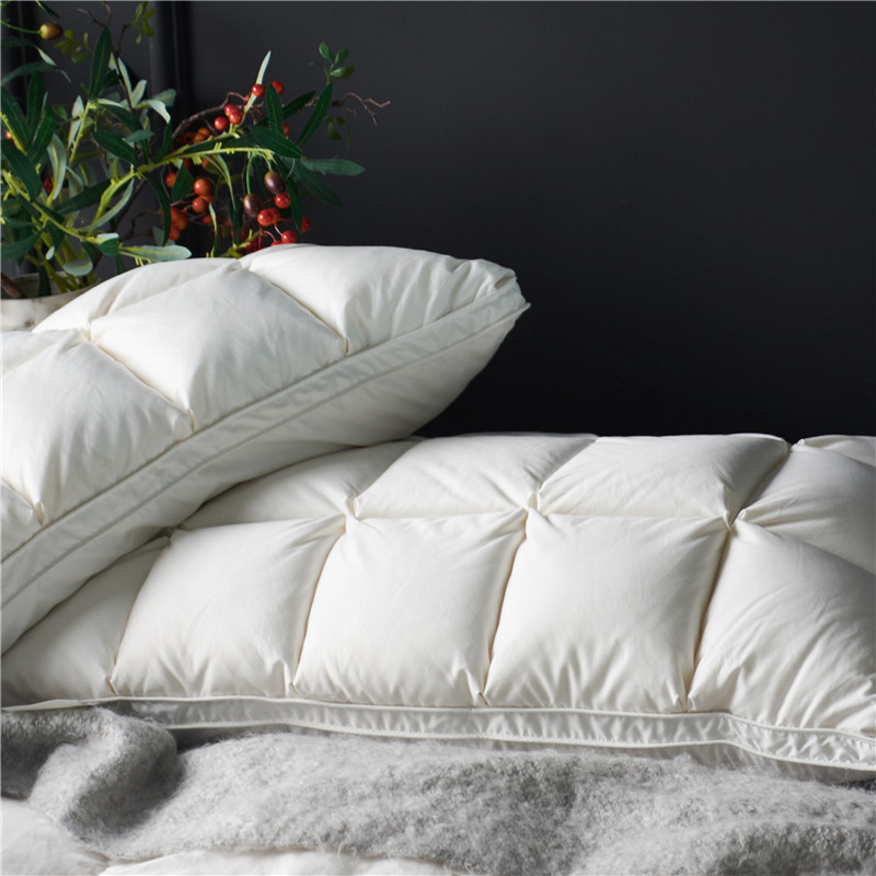 Incluye 2 almohadas de plumón  - Home Textiles Premium reseña y precio