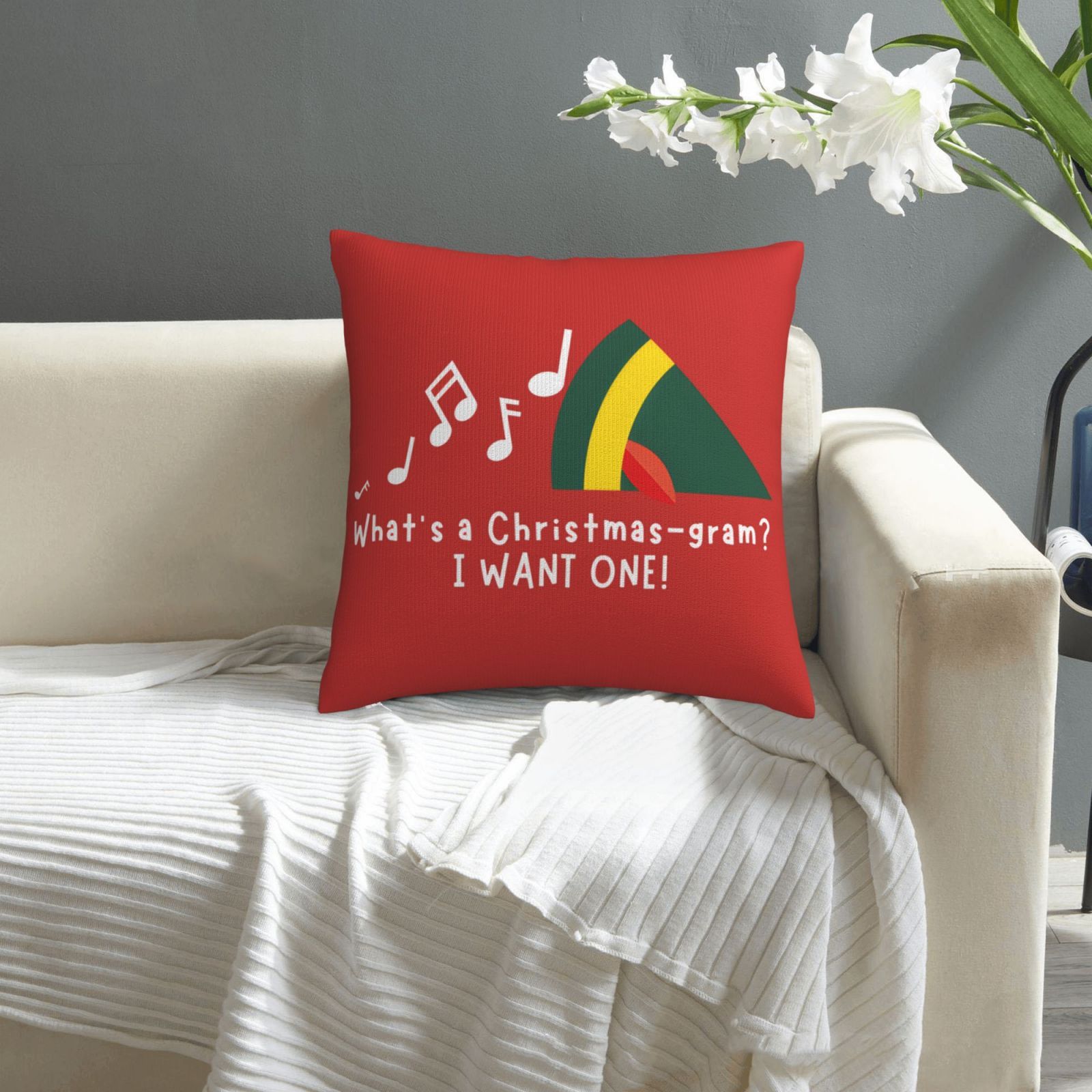1 funda de almohada navideña - - Pillow Insert 18X18 reseña y precio